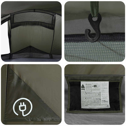 vidaXL Backpacking Tent 2-Person Olive Green - 40456