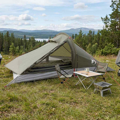 vidaXL Backpacking Tent 2-Person Olive Green - 40456