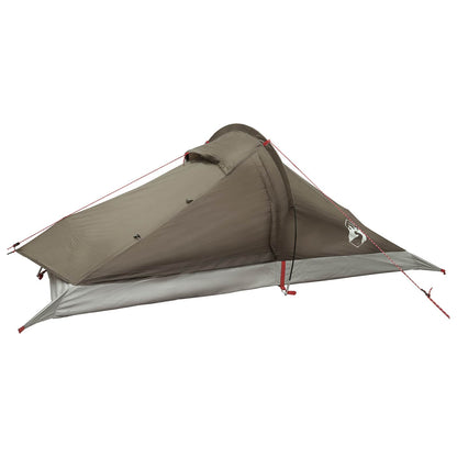 vidaXL Backpacking Tent 2-Person Brown and Grey - 40467