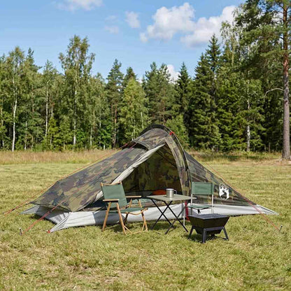 vidaXL Backpacking Tent 2-Person Camouflage - Green - 40468