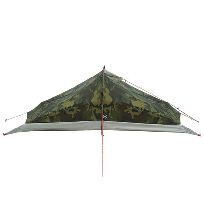 vidaXL Backpacking Tent 2-Person Camouflage - Green - 40468