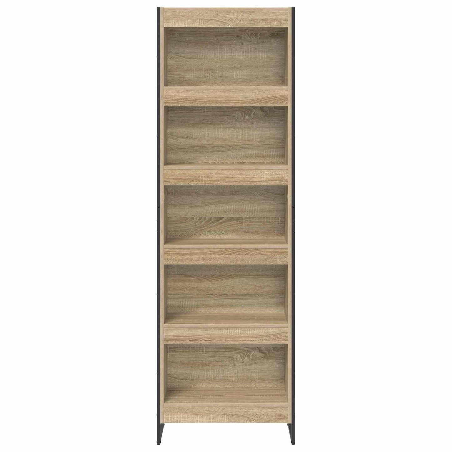 vidaXL Book Cabinet 60 x 30 x 189.5 cm Engineered Wood Sonoma - Brown