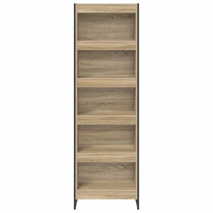 vidaXL Book Cabinet 60 x 30 x 189.5 cm Engineered Wood Sonoma - Brown