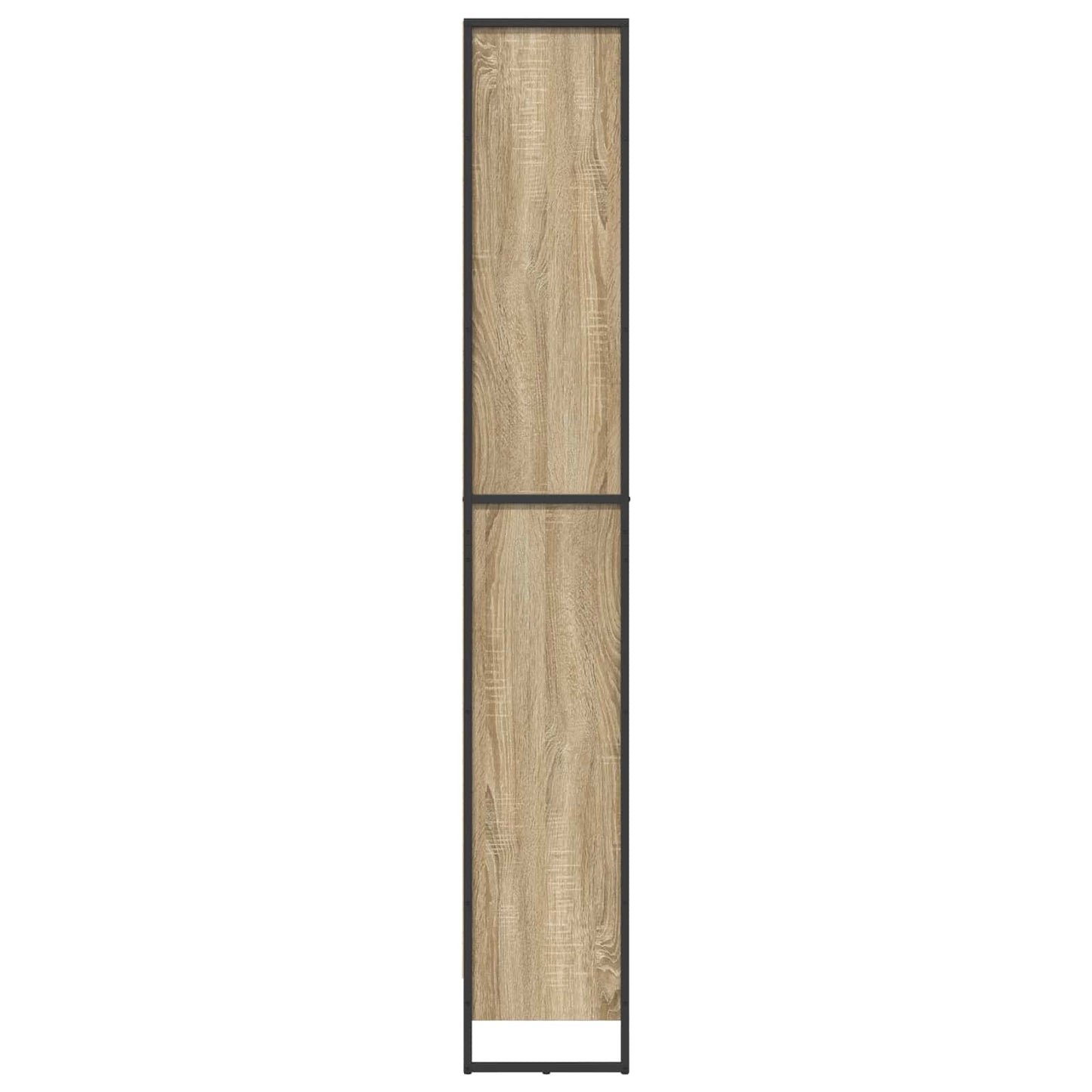 vidaXL Book Cabinet 60 x 30 x 189.5 cm Engineered Wood Sonoma - Brown