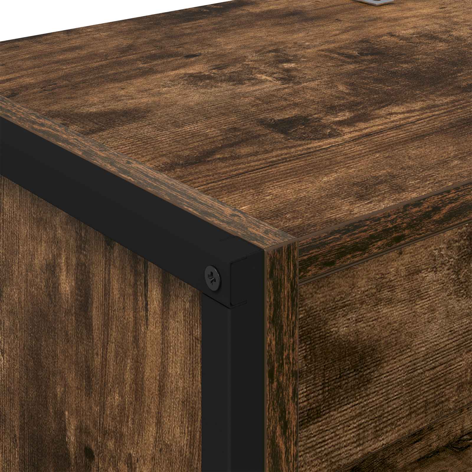 vidaXL Book Cabinet 60 x 30 x 189.5 cm Engineered Wood Smoke Oak - Brown