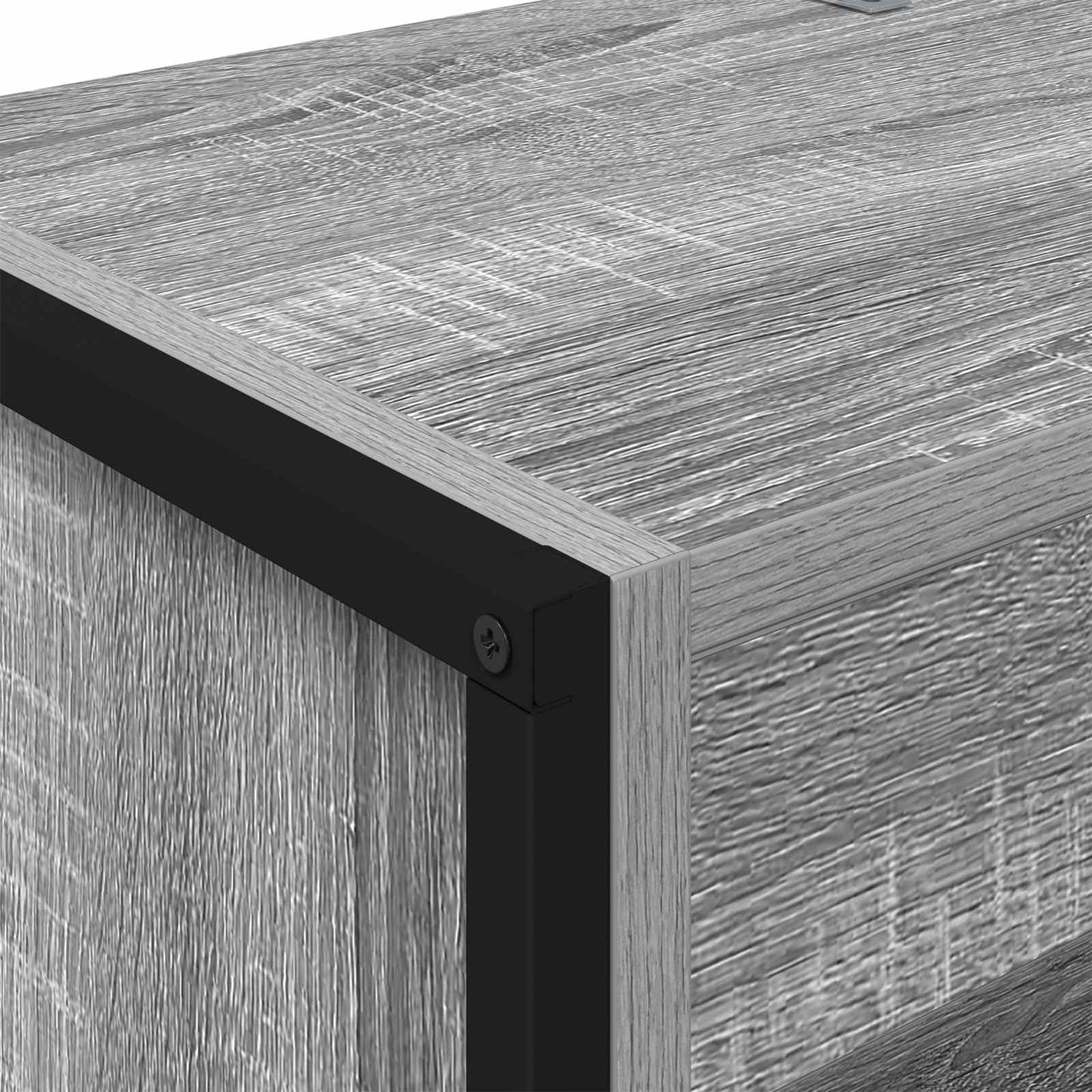 vidaXL Book Cabinet 60 x 30 x 189.5 cm Engineered Wood Grey Sonoma