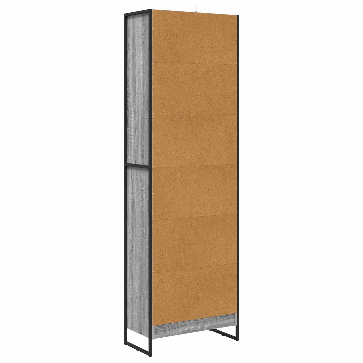 vidaXL Book Cabinet 60 x 30 x 189.5 cm Engineered Wood Grey Sonoma