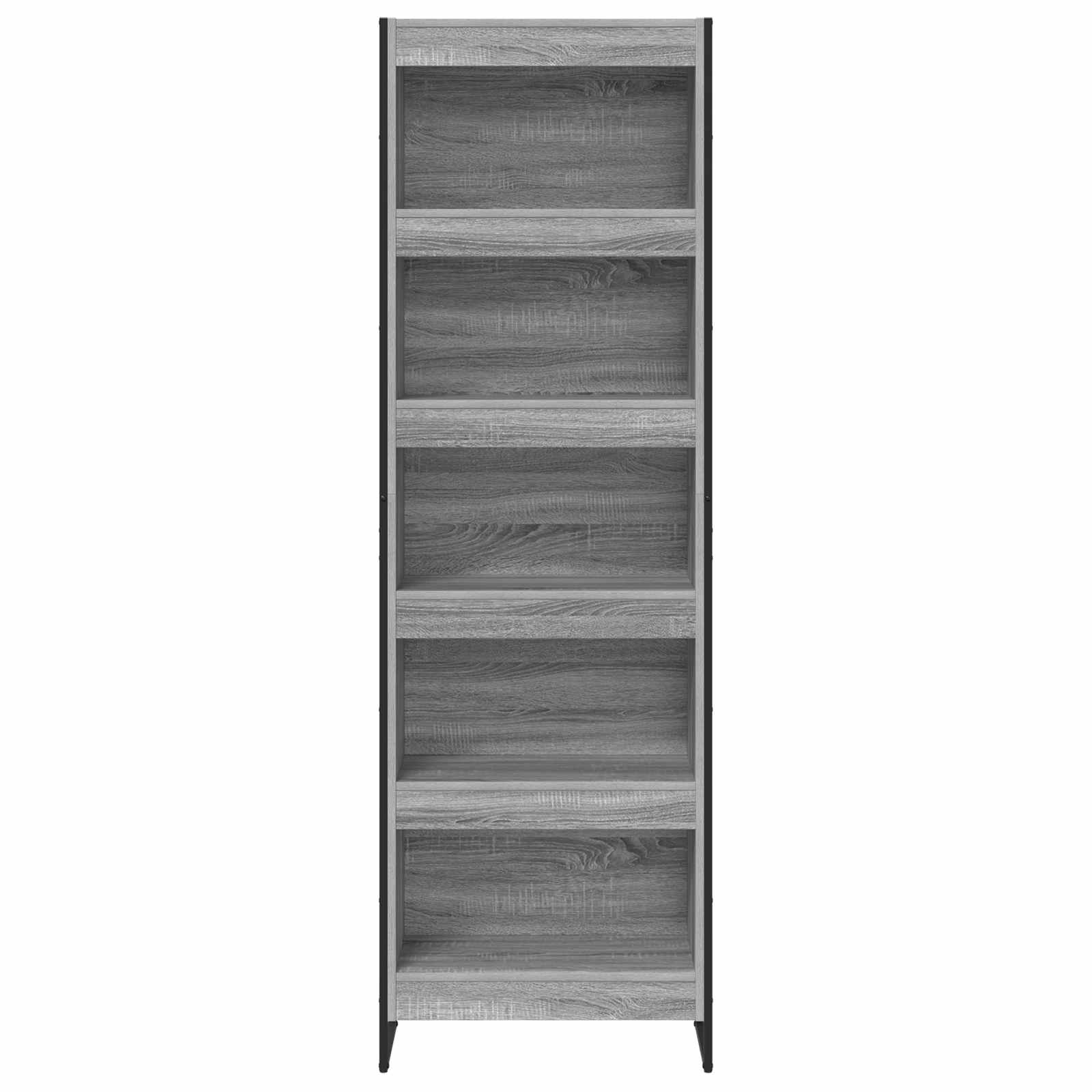 vidaXL Book Cabinet 60 x 30 x 189.5 cm Engineered Wood Grey Sonoma