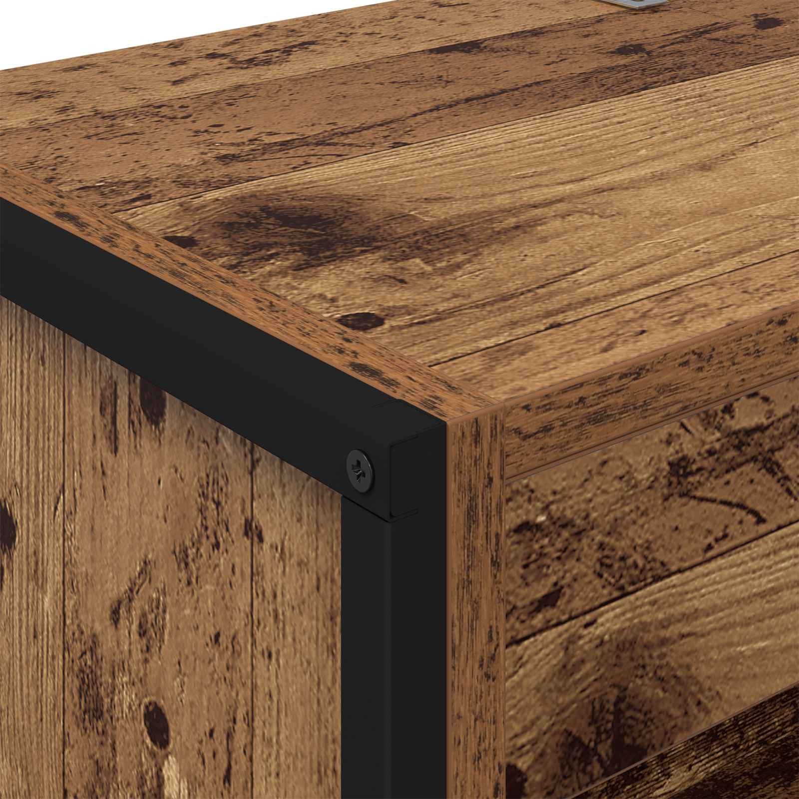 vidaXL Book Cabinet 60 x 30 x 189.5 cm Engineered Wood Old Wood - Brown
