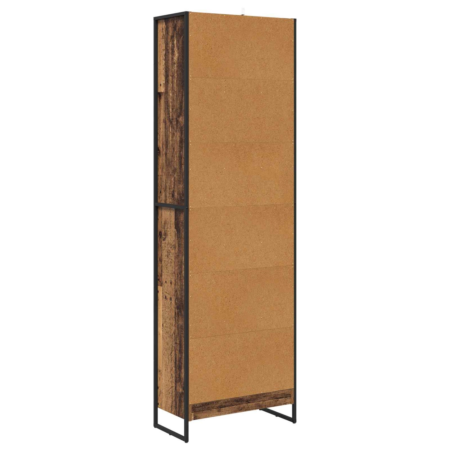 vidaXL Book Cabinet 60 x 30 x 189.5 cm Engineered Wood Old Wood - Brown
