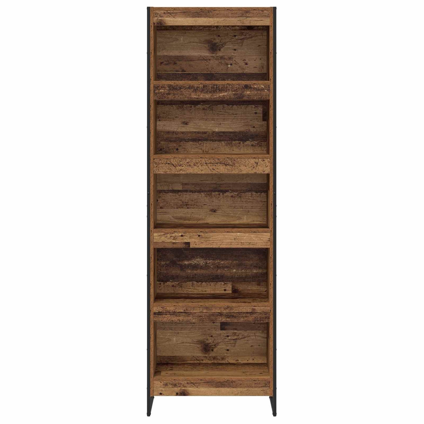 vidaXL Book Cabinet 60 x 30 x 189.5 cm Engineered Wood Old Wood - Brown