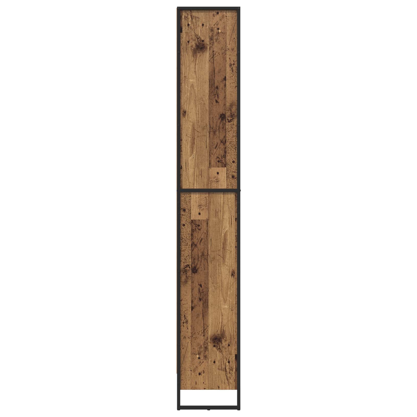 vidaXL Book Cabinet 60 x 30 x 189.5 cm Engineered Wood Old Wood - Brown