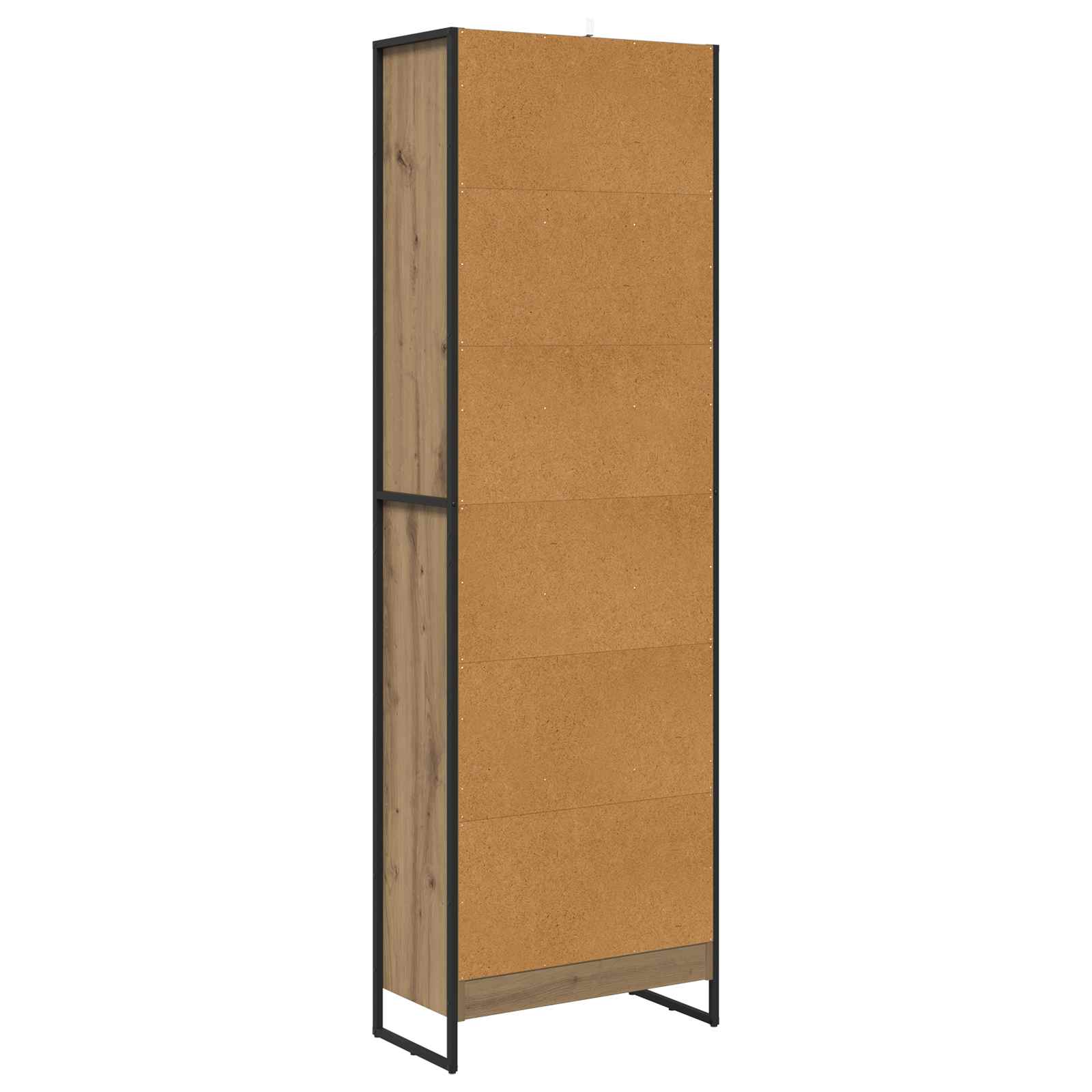 vidaXL Book Cabinet 60 x 30 x 189.5 cm Engineered Wood Artisian Oak - Brown