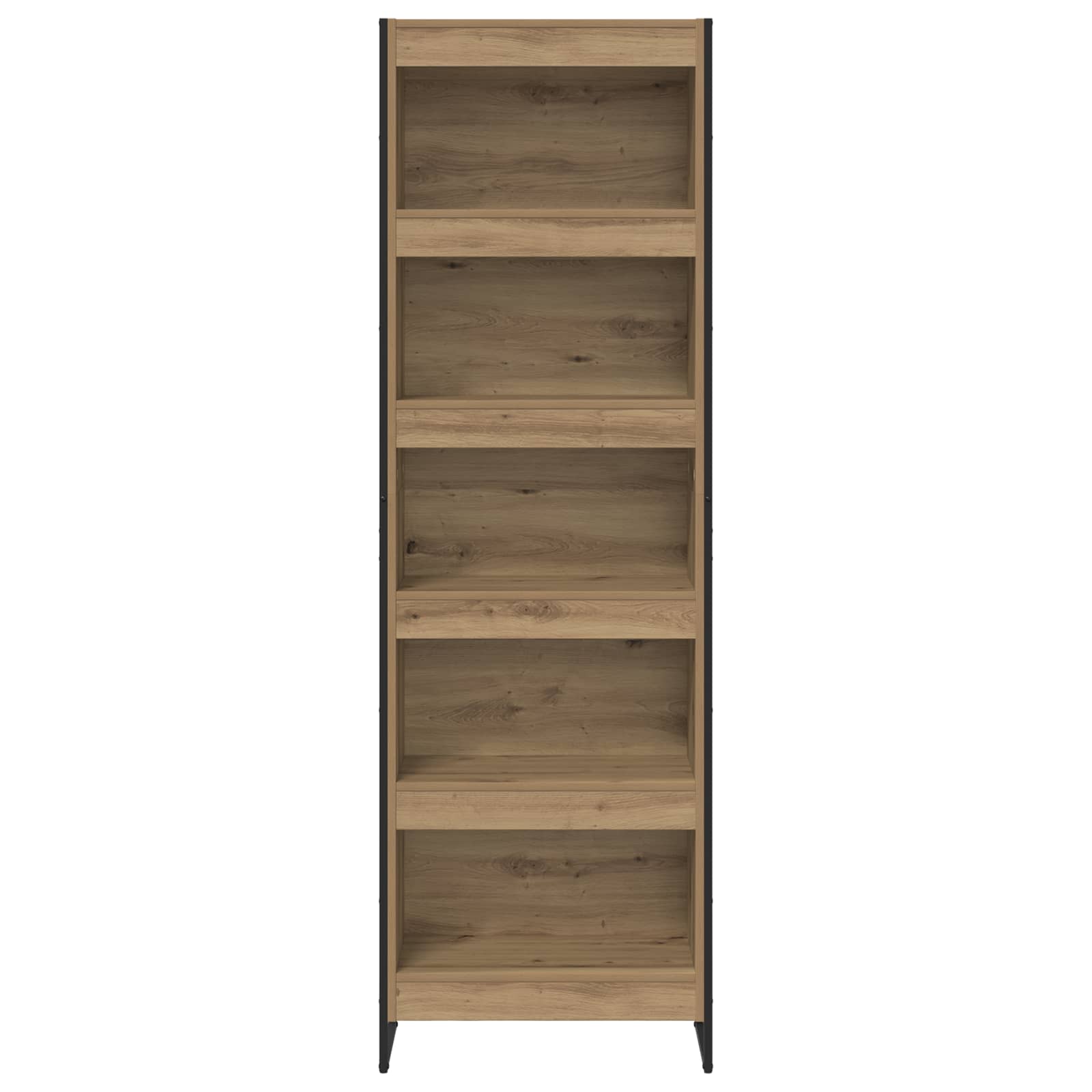 vidaXL Book Cabinet 60 x 30 x 189.5 cm Engineered Wood Artisian Oak - Brown