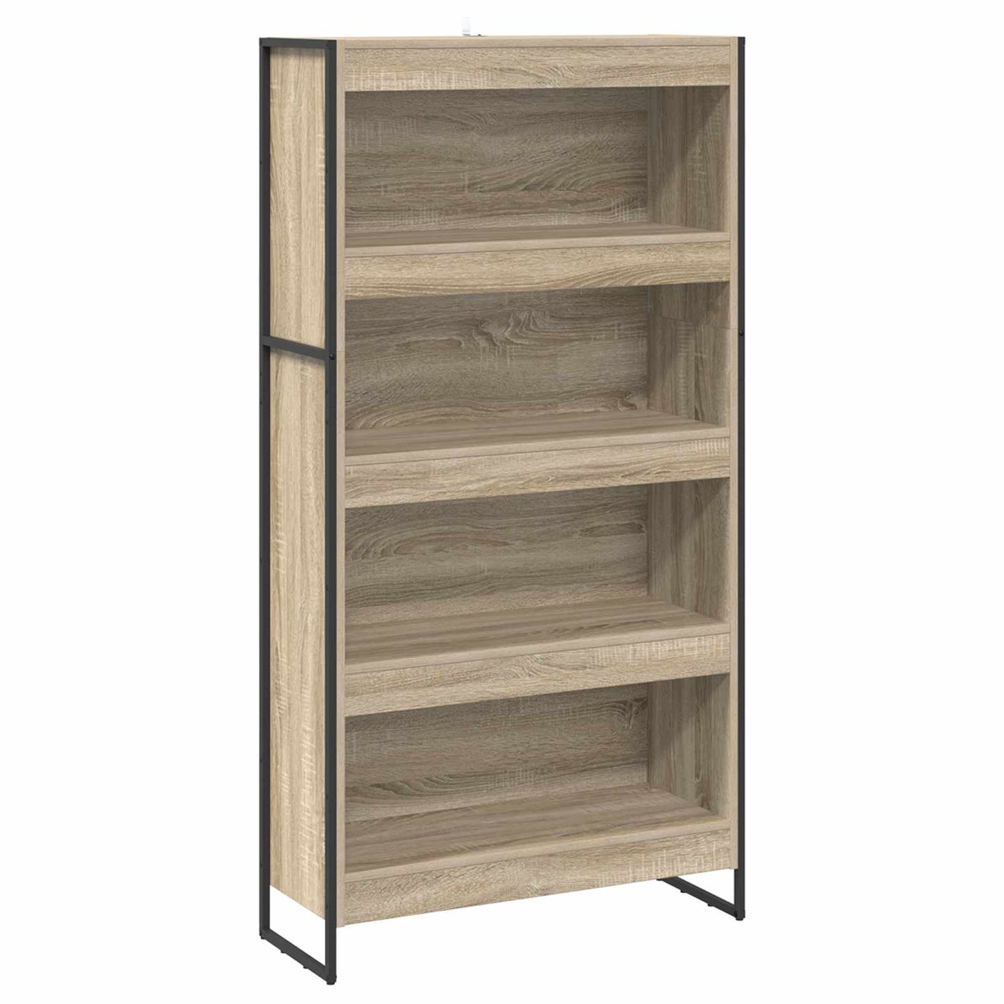 vidaXL Book Cabinet 80 x 30 x 155 cm Engineered Wood Sonoma - Brown