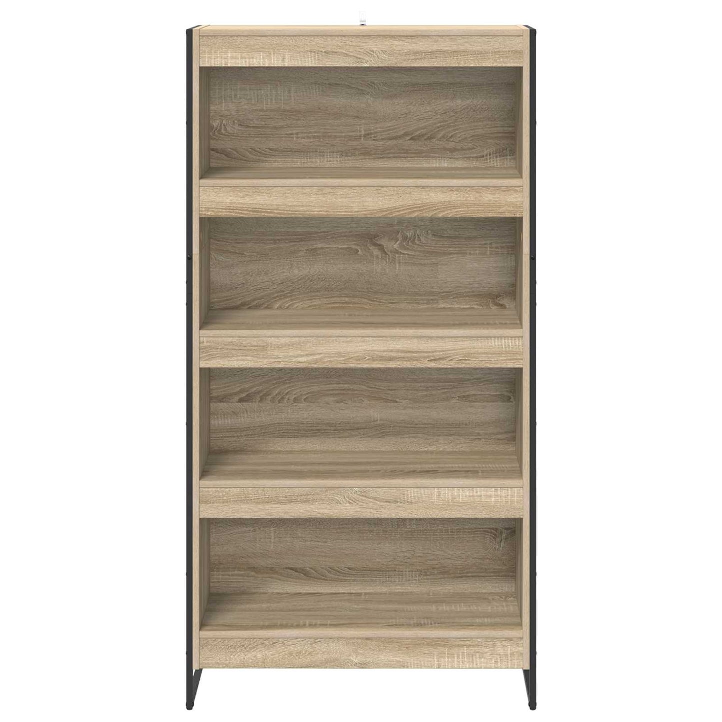 vidaXL Book Cabinet 80 x 30 x 155 cm Engineered Wood Sonoma - Brown