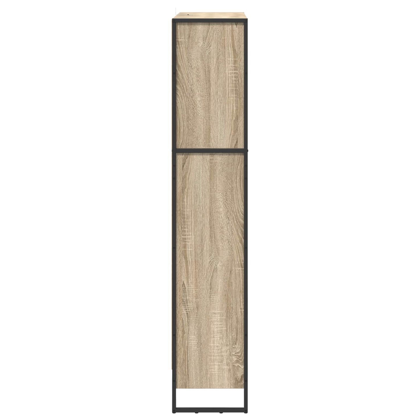 vidaXL Book Cabinet 80 x 30 x 155 cm Engineered Wood Sonoma - Brown