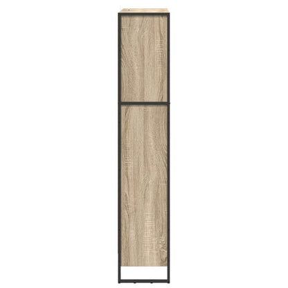 vidaXL Book Cabinet 80 x 30 x 155 cm Engineered Wood Sonoma - Brown
