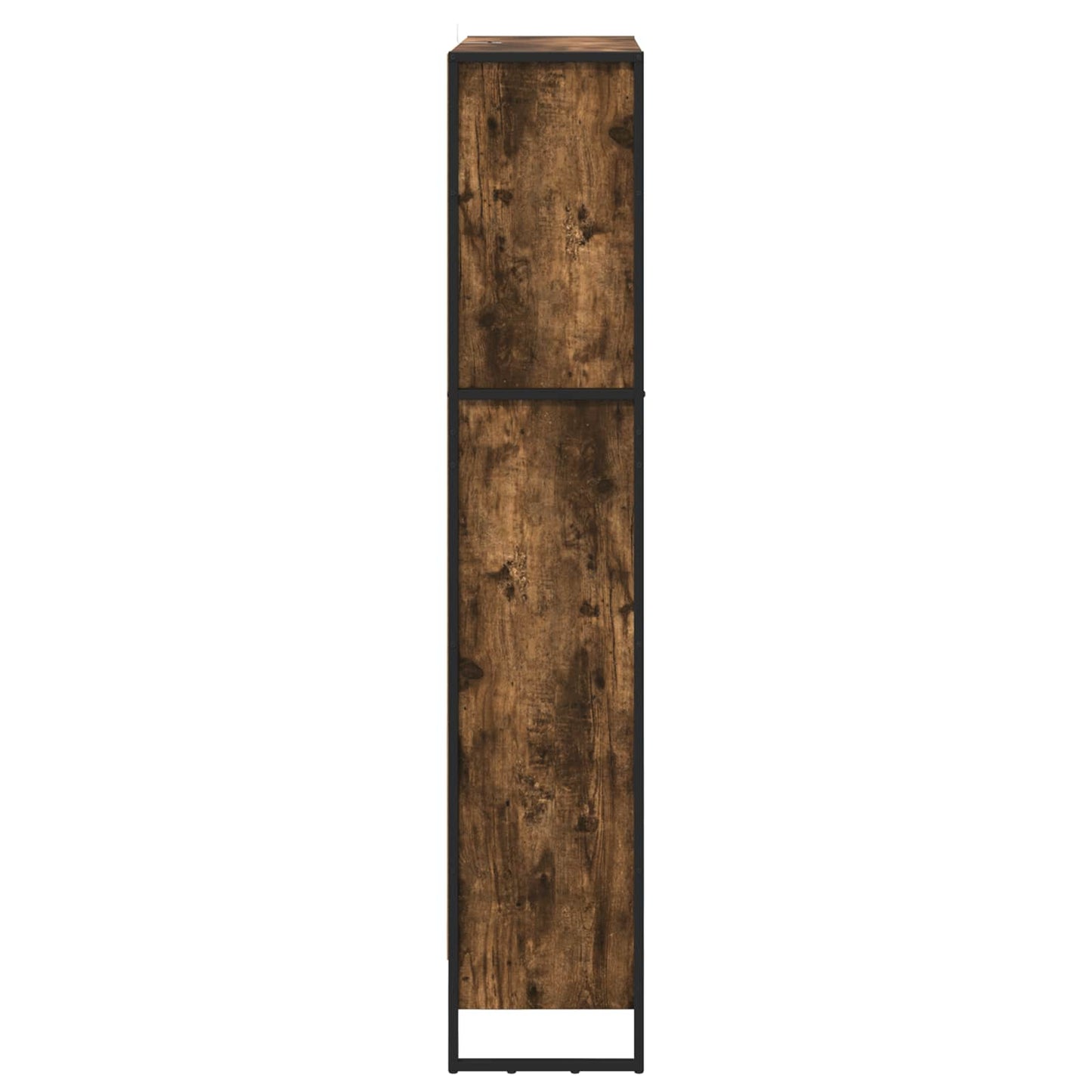 vidaXL Book Cabinet 80 x 30 x 155 cm Engineered Wood Smoke Oak - Brown