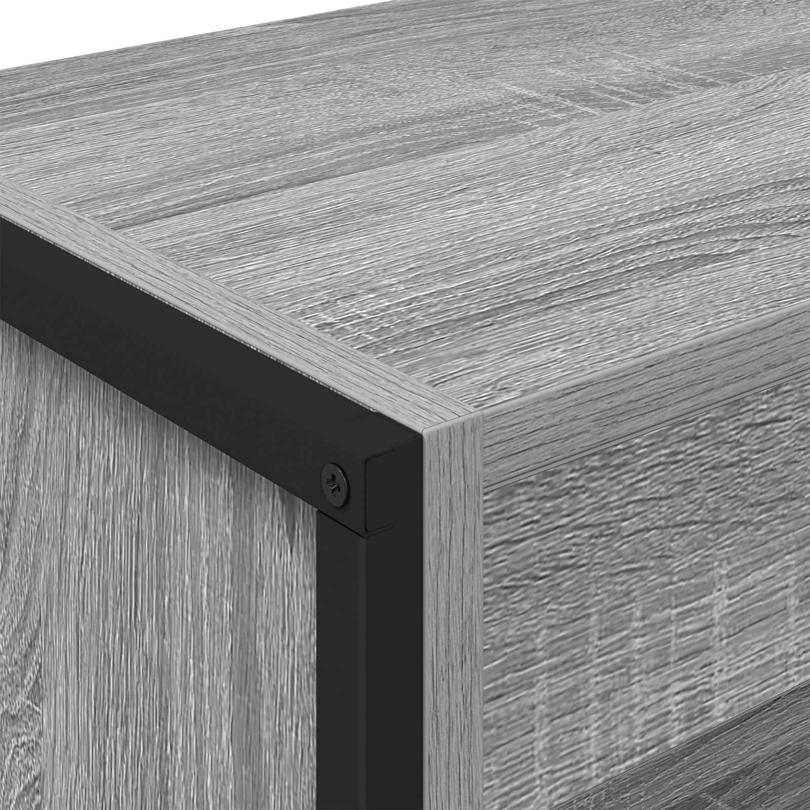 vidaXL Book Cabinet 80 x 30 x 155 cm Engineered Wood Grey Sonoma