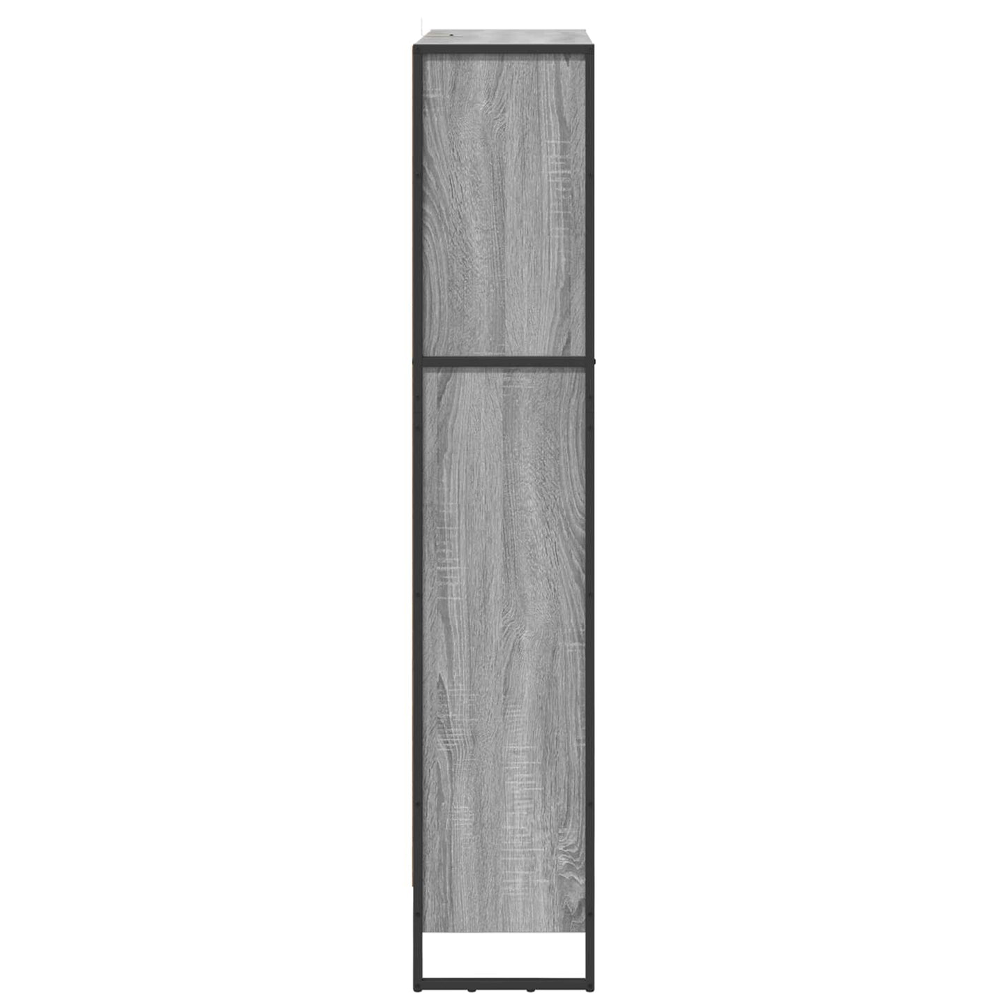 vidaXL Book Cabinet 80 x 30 x 155 cm Engineered Wood Grey Sonoma