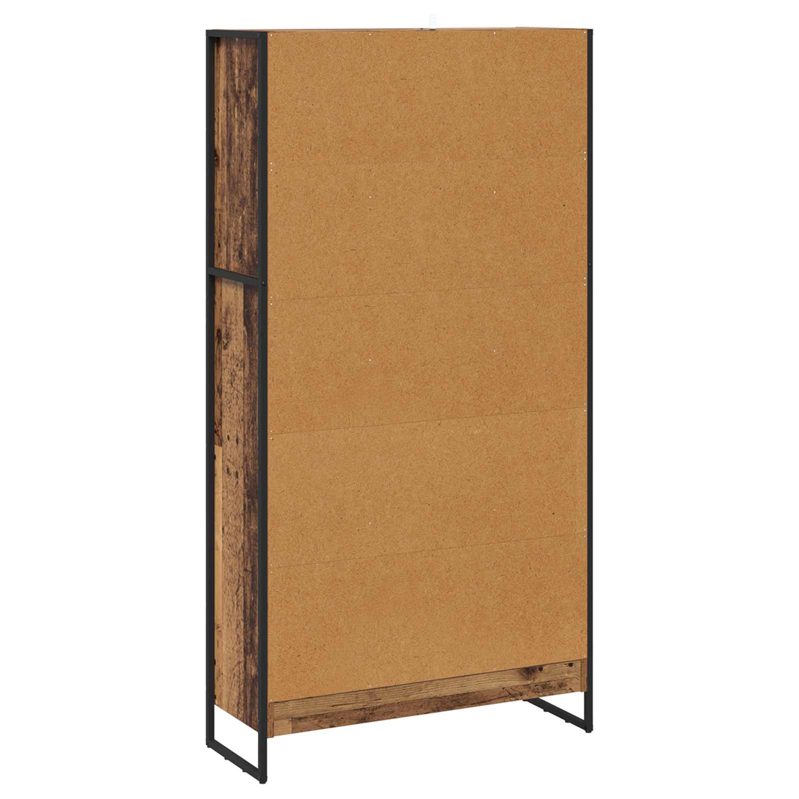 vidaXL Book Cabinet 80 x 30 x 155 cm Engineered Wood Old Wood - Brown