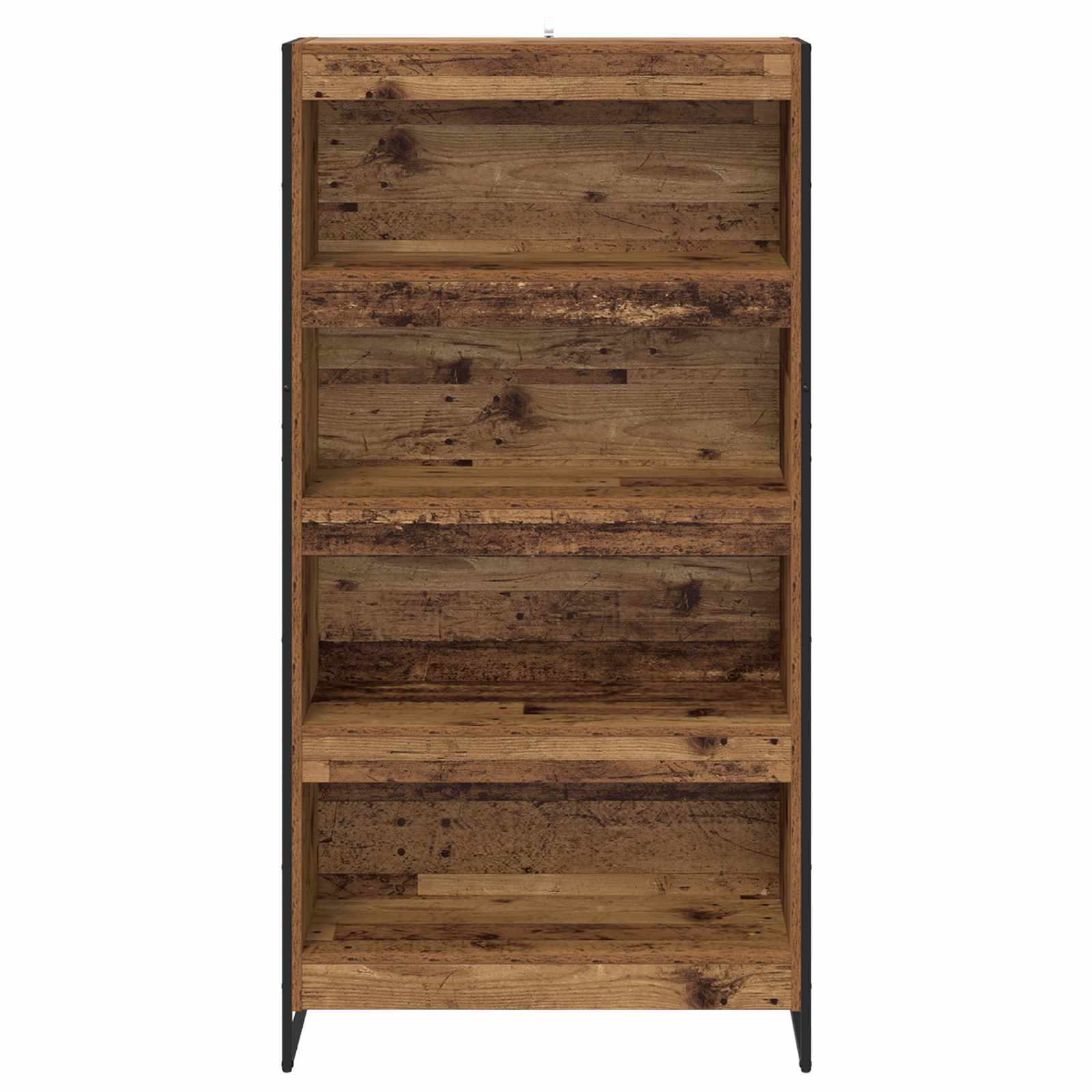 vidaXL Book Cabinet 80 x 30 x 155 cm Engineered Wood Old Wood - Brown