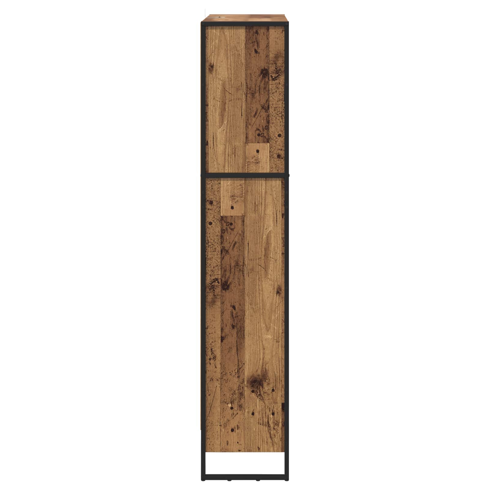 vidaXL Book Cabinet 80 x 30 x 155 cm Engineered Wood Old Wood - Brown