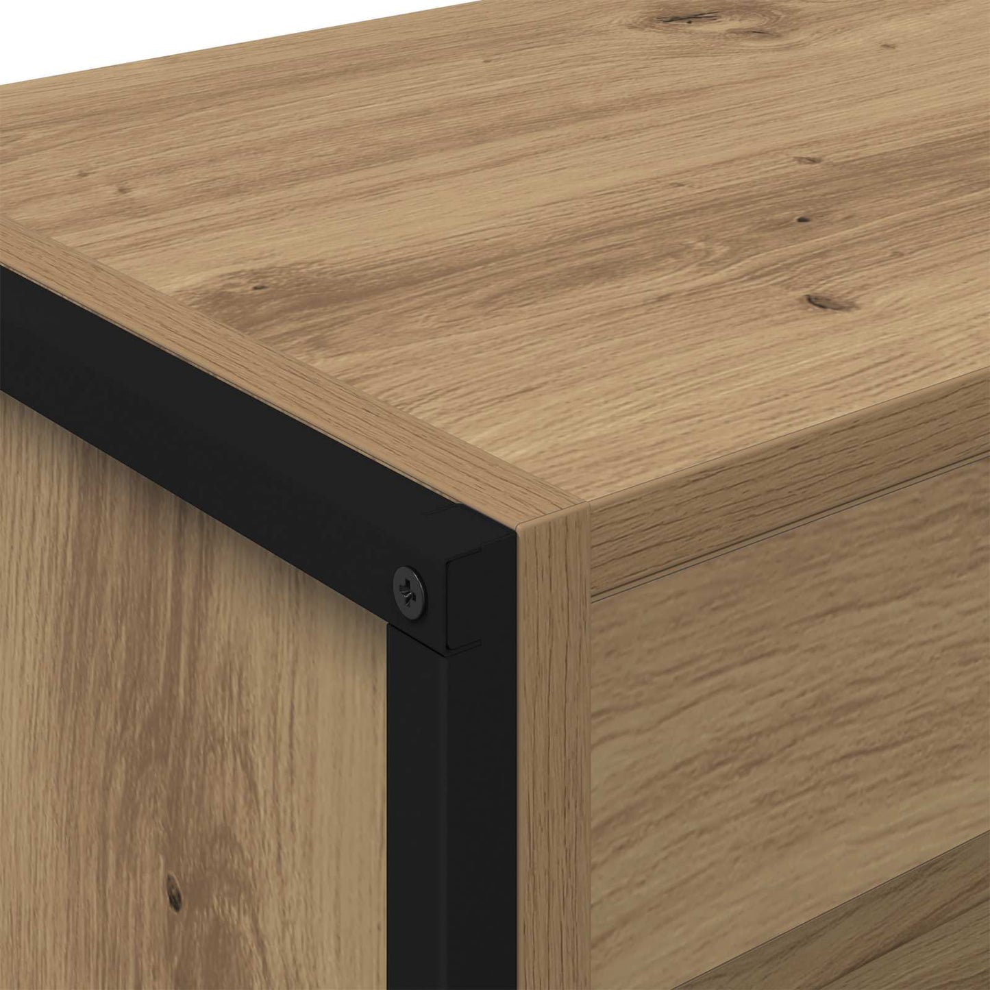 vidaXL Book Cabinet 80 x 30 x 155 cm Engineered Wood Artisian Oak - Brown