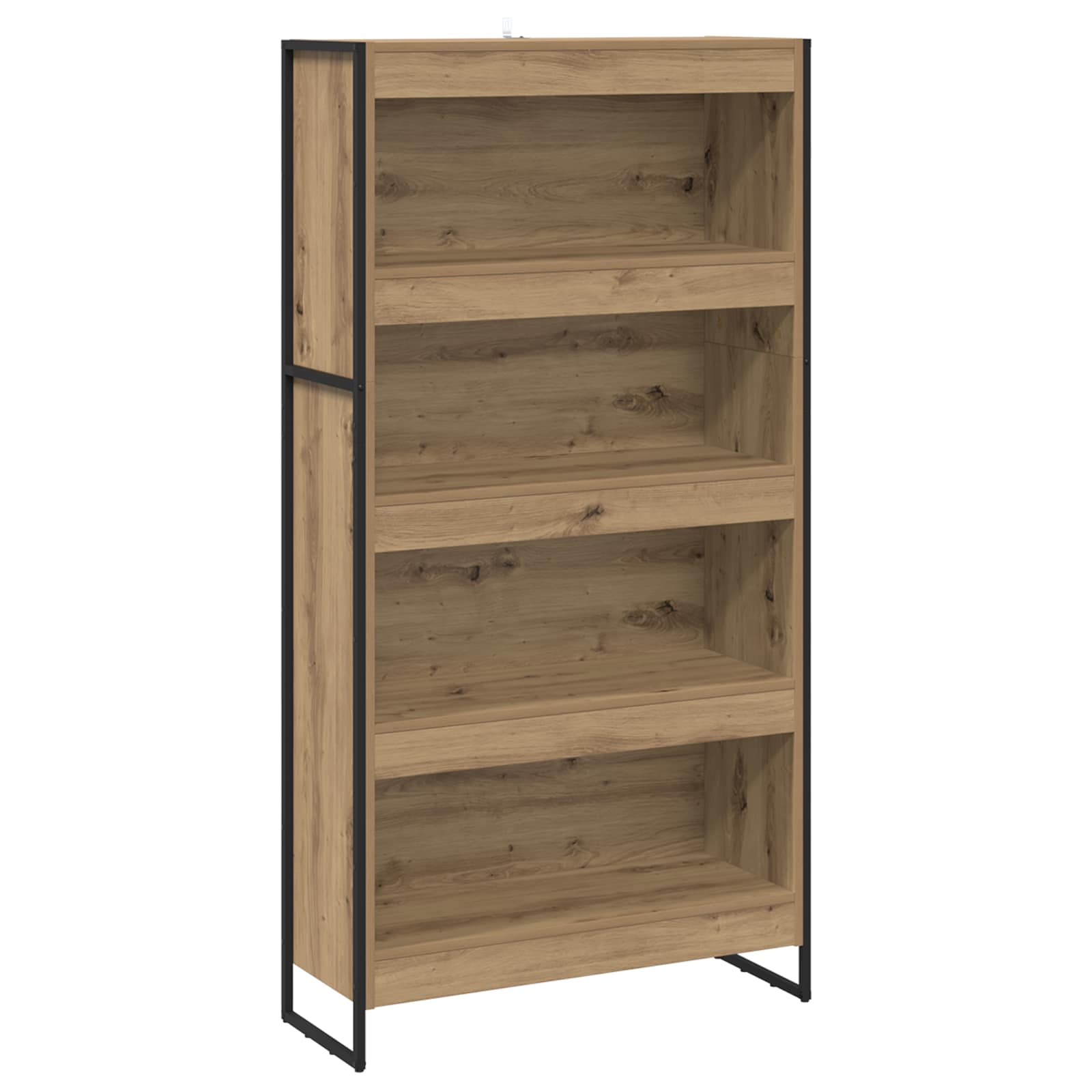 vidaXL Book Cabinet 80 x 30 x 155 cm Engineered Wood Artisian Oak - Brown