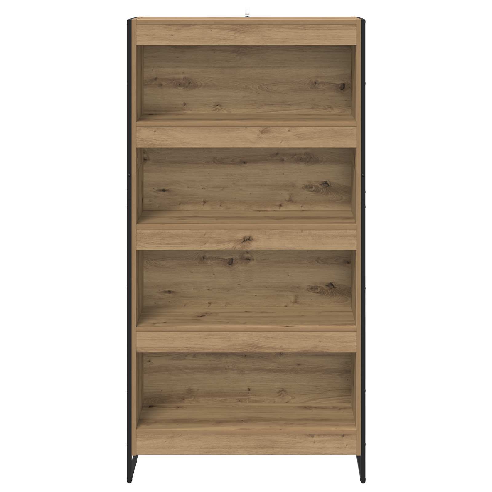 vidaXL Book Cabinet 80 x 30 x 155 cm Engineered Wood Artisian Oak - Brown