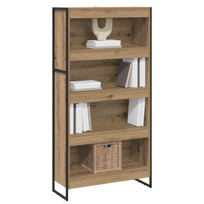 vidaXL Book Cabinet 80 x 30 x 155 cm Engineered Wood Artisian Oak - Brown