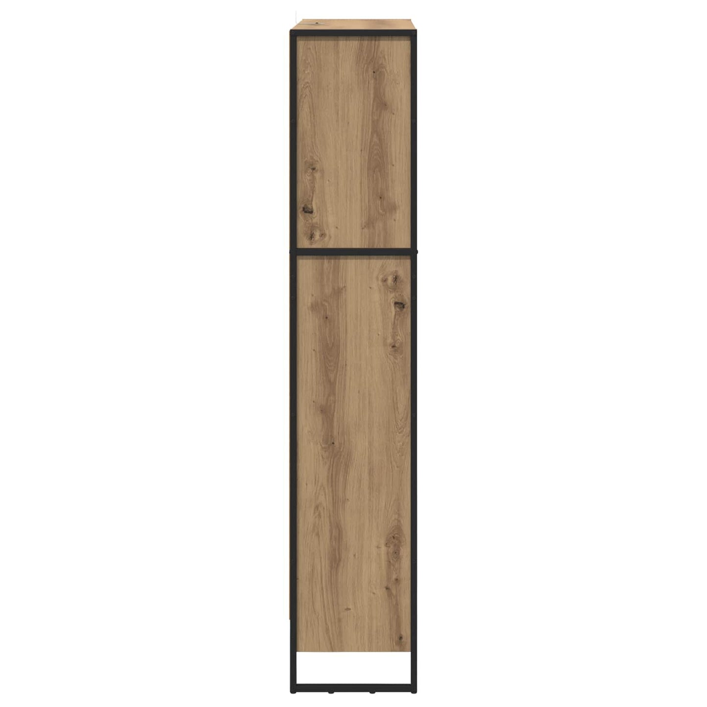 vidaXL Book Cabinet 80 x 30 x 155 cm Engineered Wood Artisian Oak - Brown