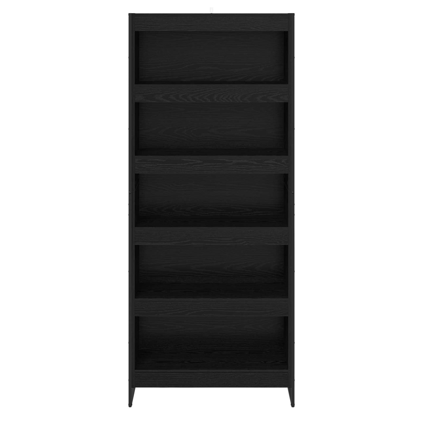 vidaXL Book Cabinet 80 x 30 x 189.5 cm Engineered Wood Black Oak