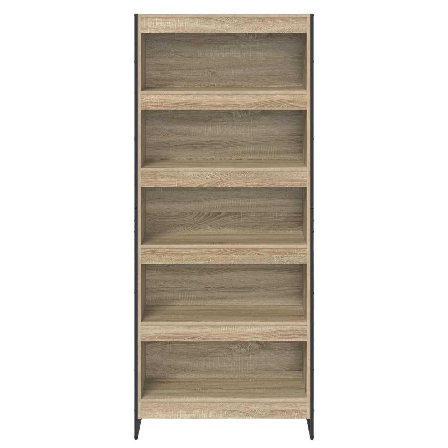 vidaXL Book Cabinet 80 x 30 x 189.5 cm Engineered Wood Sonoma - Brown