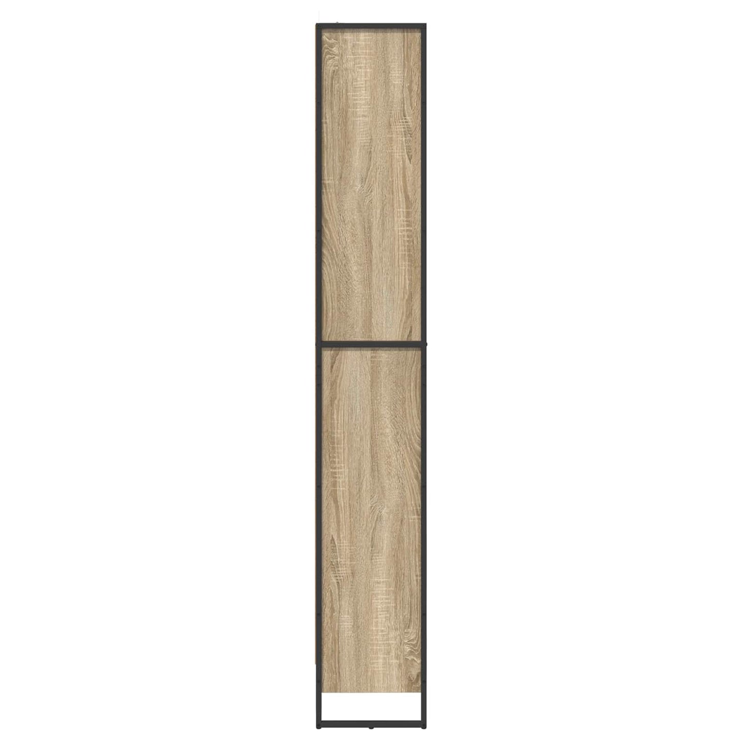 vidaXL Book Cabinet 80 x 30 x 189.5 cm Engineered Wood Sonoma - Brown