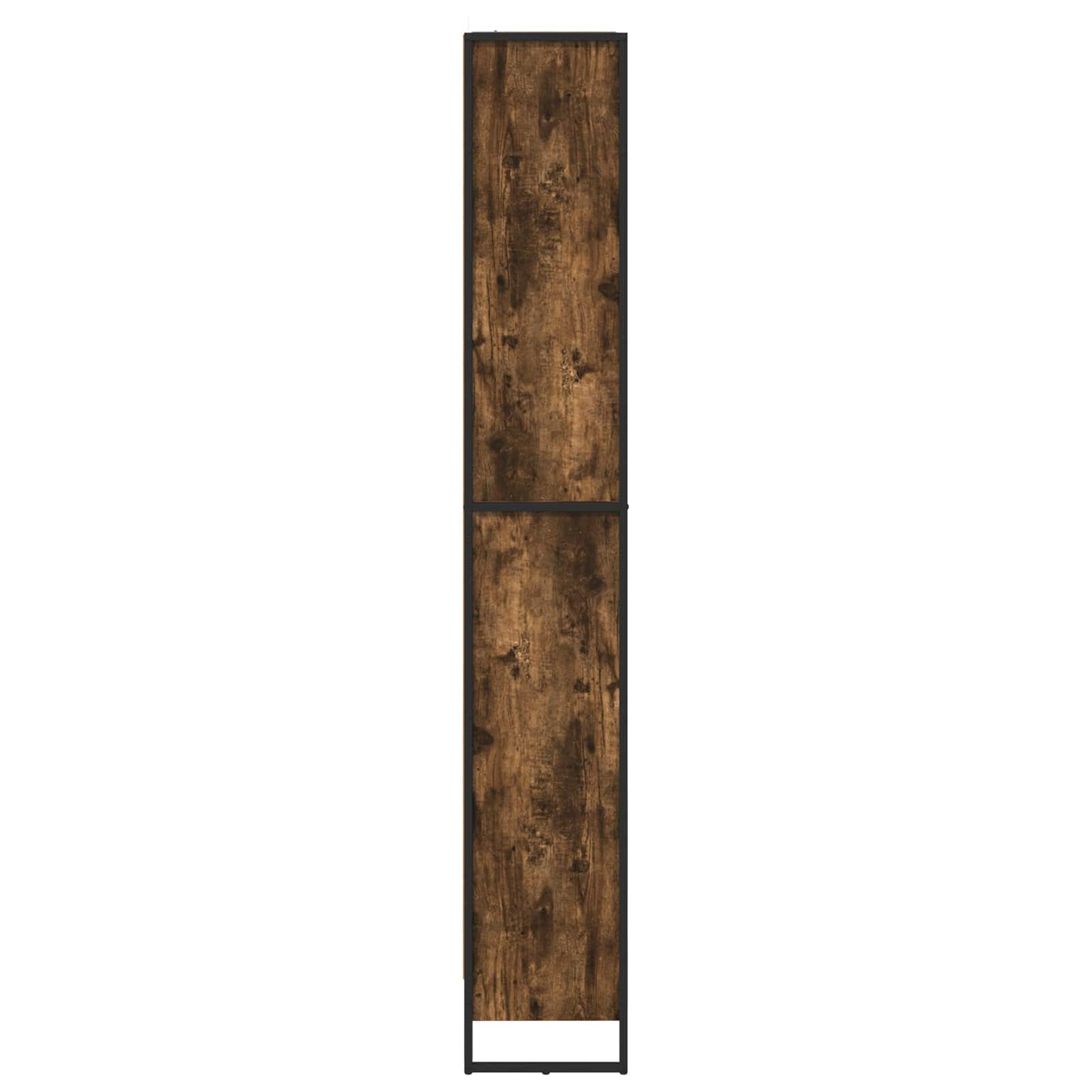 vidaXL Book Cabinet 80 x 30 x 189.5 cm Engineered Wood Smoke Oak - Brown