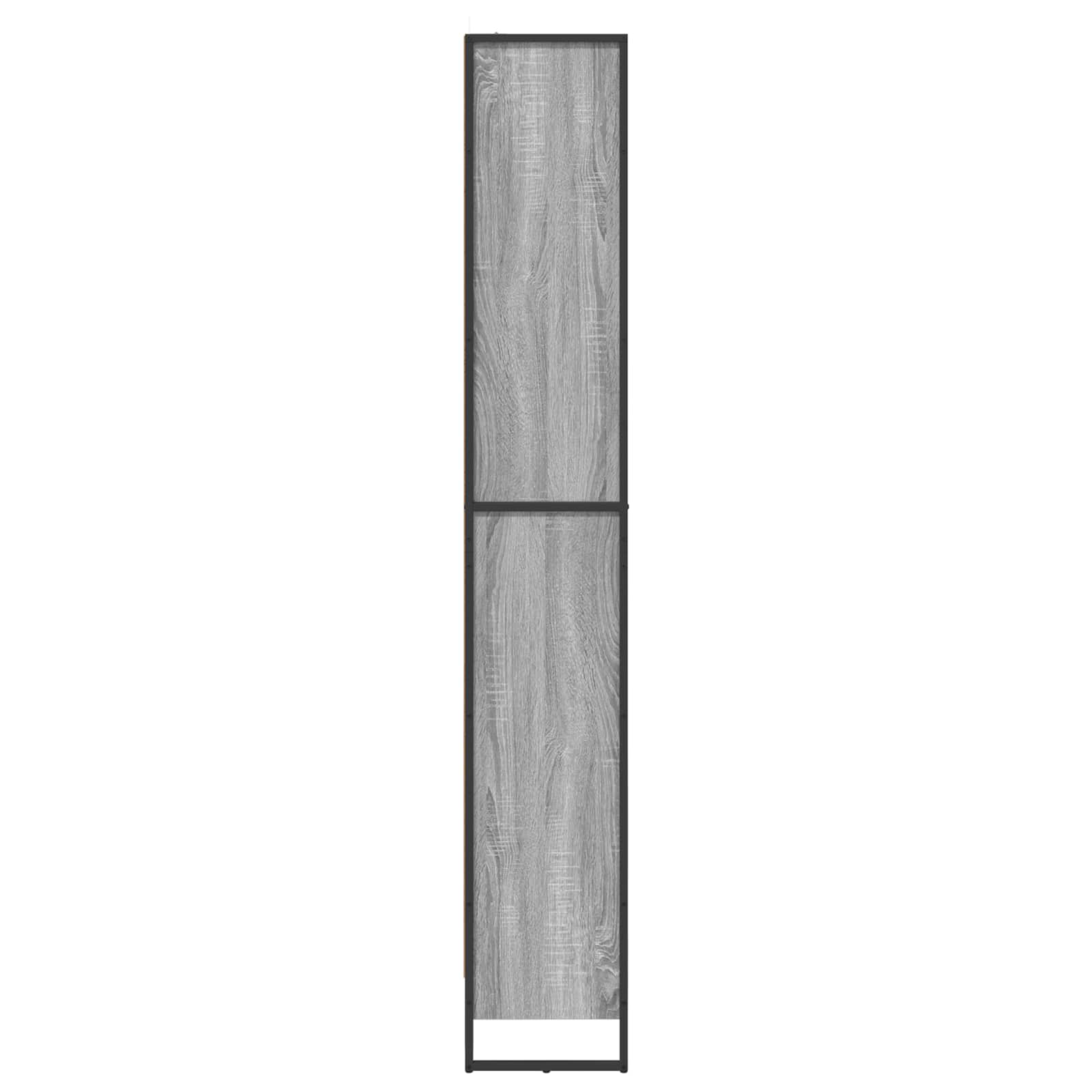 vidaXL Book Cabinet 80 x 30 x 189.5 cm Engineered Wood Grey Sonoma