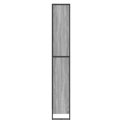 vidaXL Book Cabinet 80 x 30 x 189.5 cm Engineered Wood Grey Sonoma