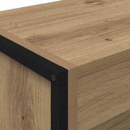 vidaXL Book Cabinet 80 x 30 x 189.5 cm Engineered Wood Artisian Oak - Brown