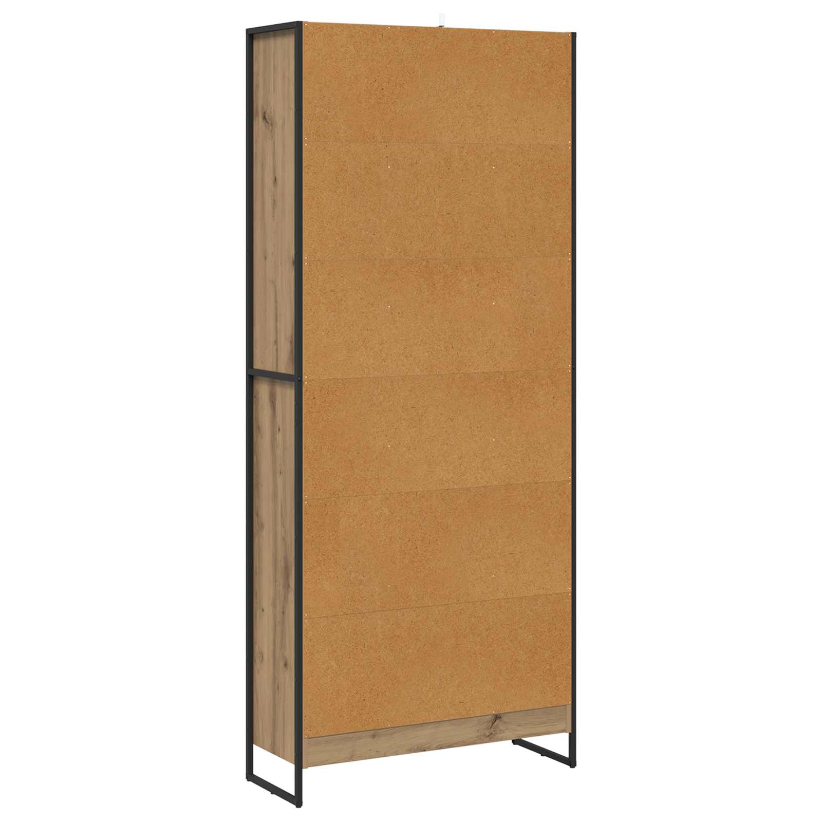 vidaXL Book Cabinet 80 x 30 x 189.5 cm Engineered Wood Artisian Oak - Brown