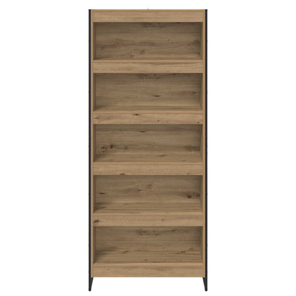 vidaXL Book Cabinet 80 x 30 x 189.5 cm Engineered Wood Artisian Oak - Brown