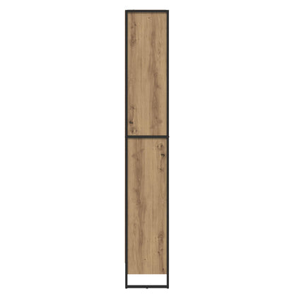 vidaXL Book Cabinet 80 x 30 x 189.5 cm Engineered Wood Artisian Oak - Brown