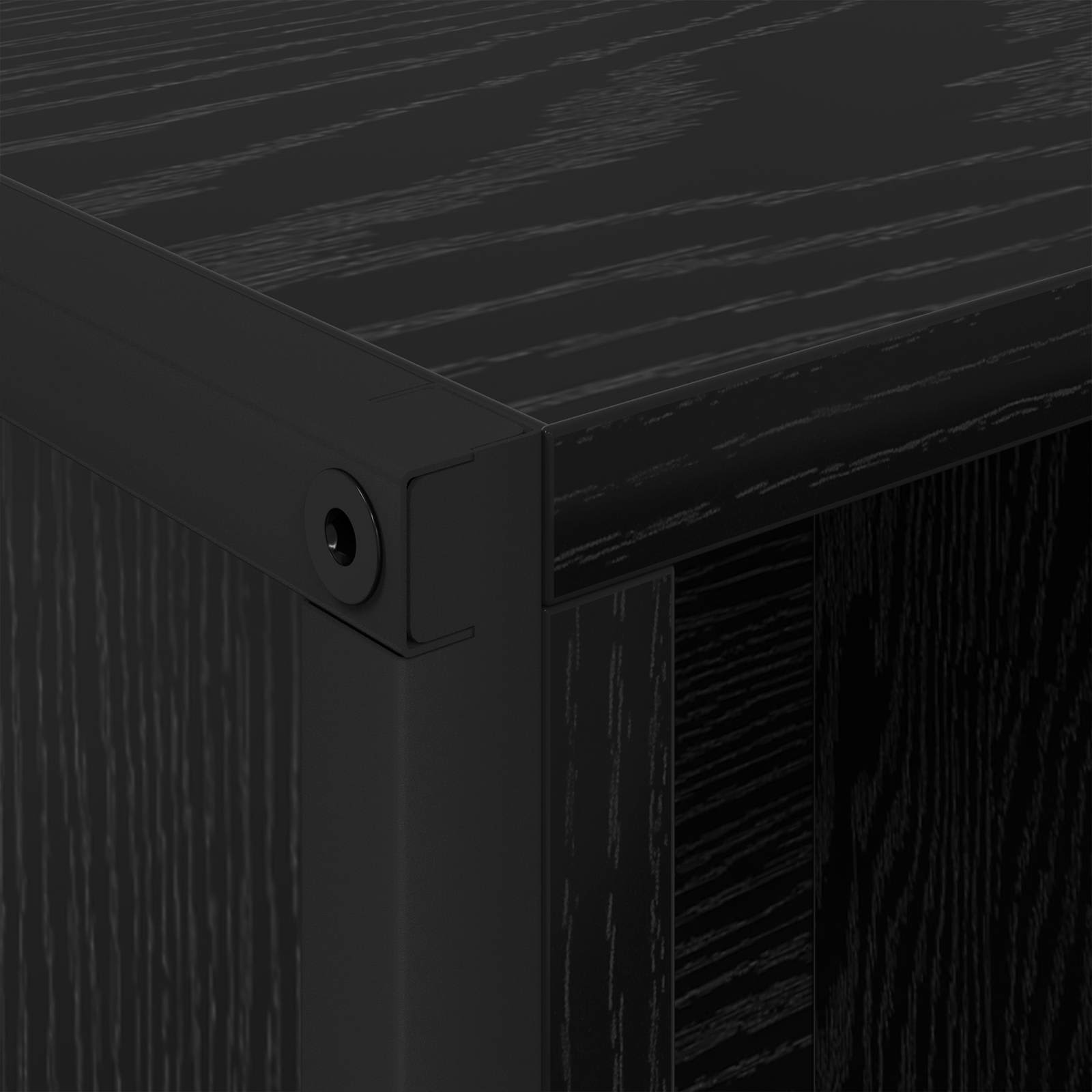vidaXL Book Cabinet 99.5 x 30 x 108 cm Engineered Wood Black Oak