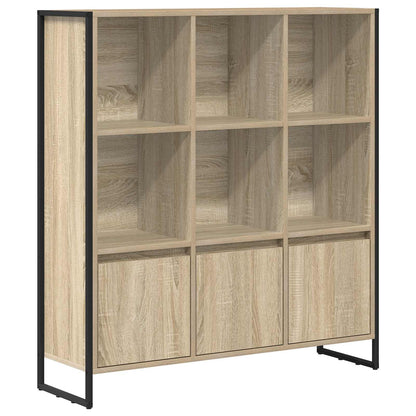 vidaXL Book Cabinet 99.5 x 30 x 108 cm Engineered Wood Sonoma - Brown