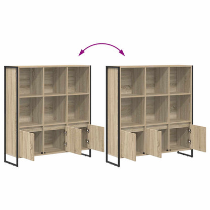 vidaXL Book Cabinet 99.5 x 30 x 108 cm Engineered Wood Sonoma - Brown