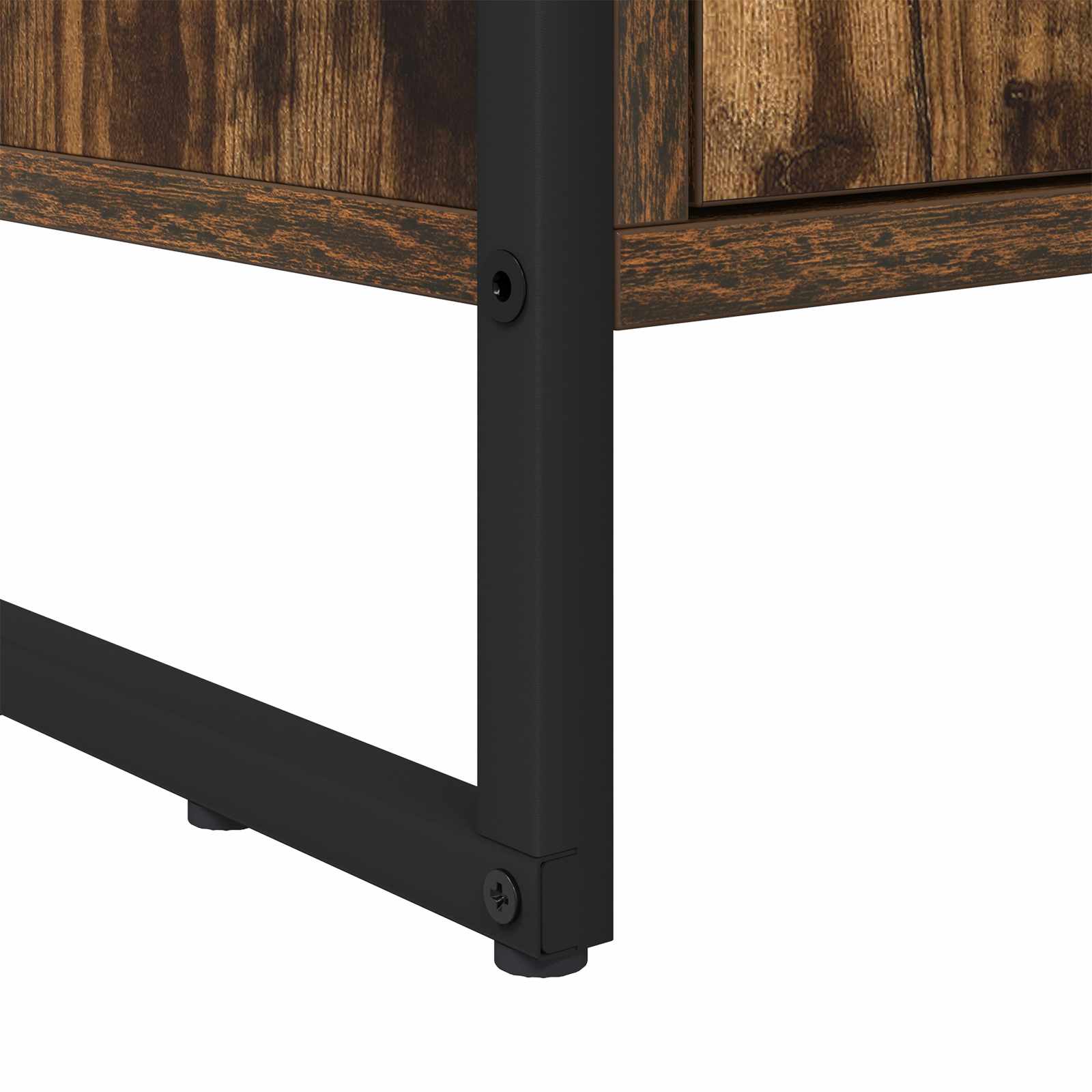 vidaXL Book Cabinet 99.5 x 30 x 108 cm Engineered Wood Smoke Oak - Brown