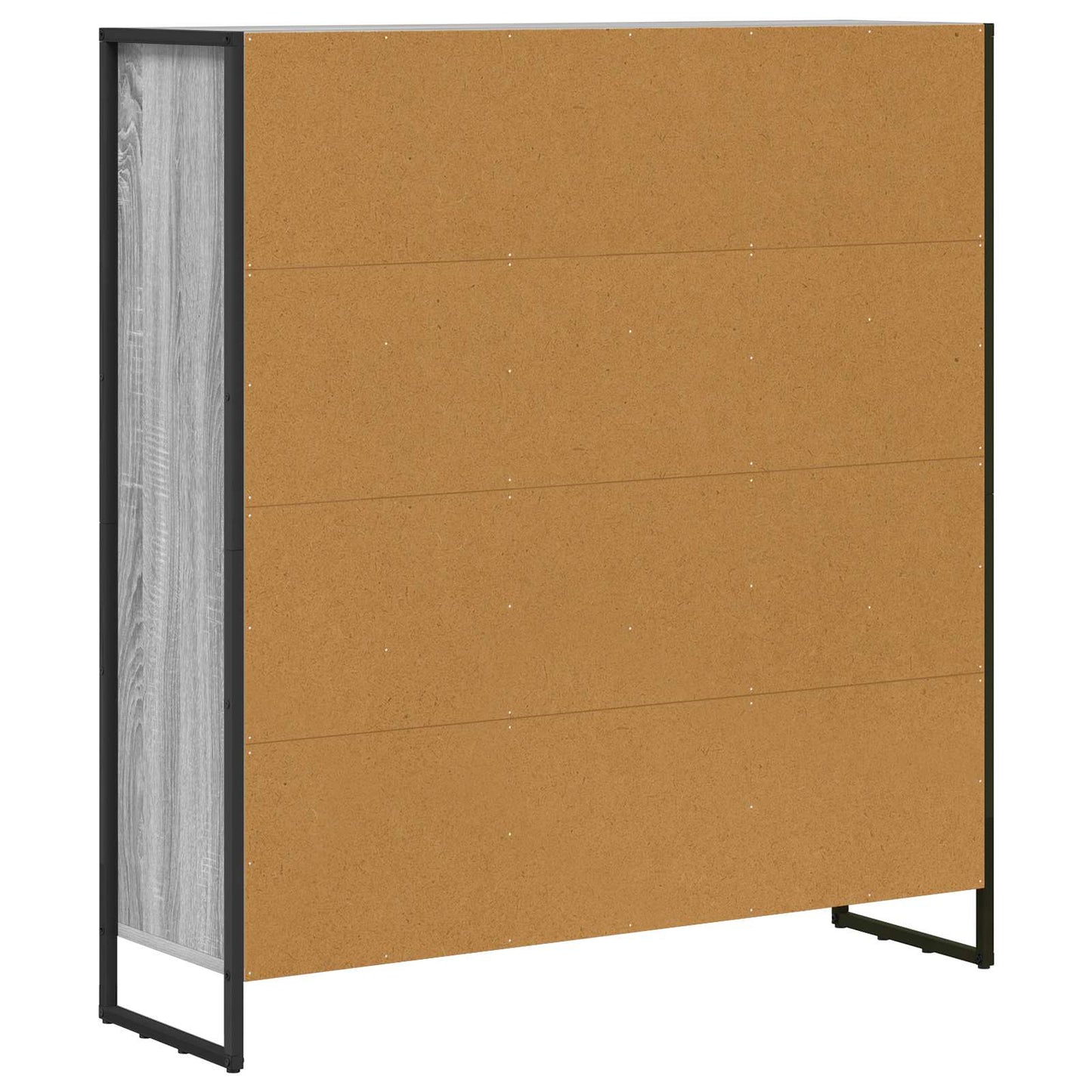 vidaXL Book Cabinet 99.5 x 30 x 108 cm Engineered Wood Grey Sonoma