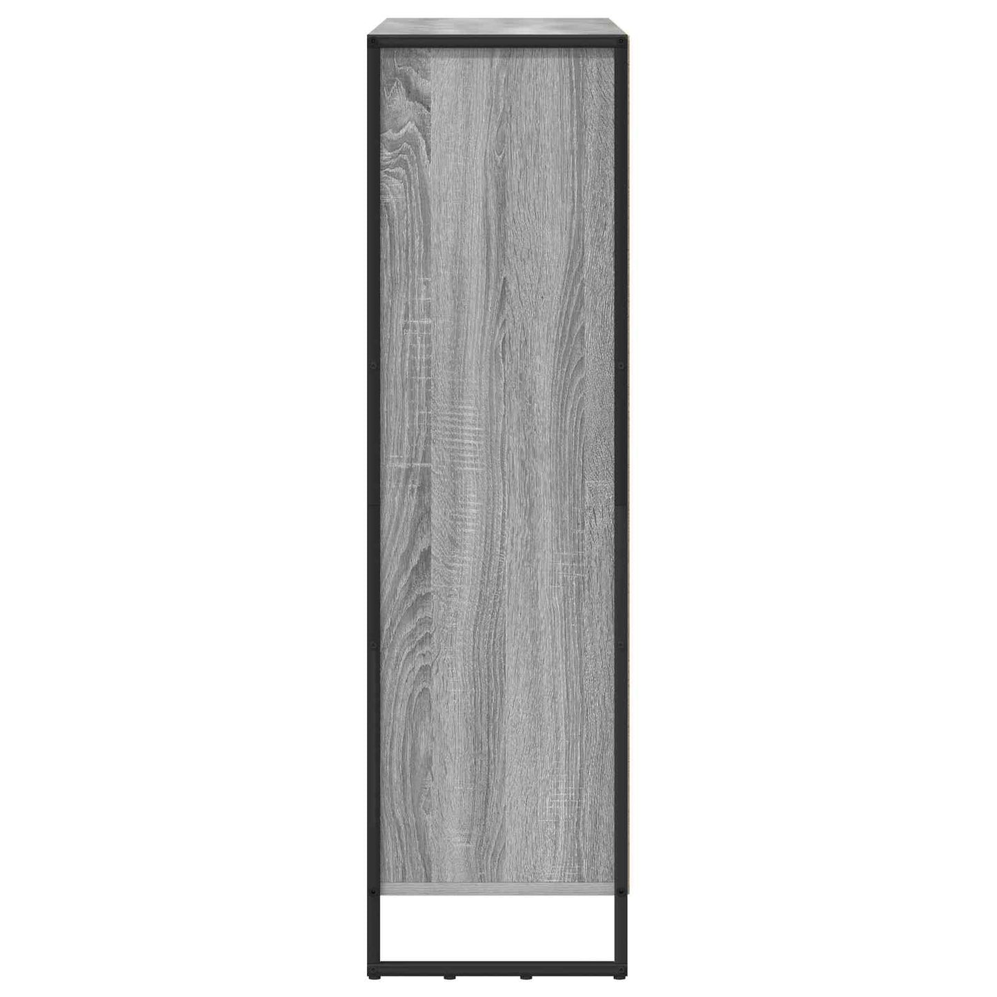 vidaXL Book Cabinet 99.5 x 30 x 108 cm Engineered Wood Grey Sonoma
