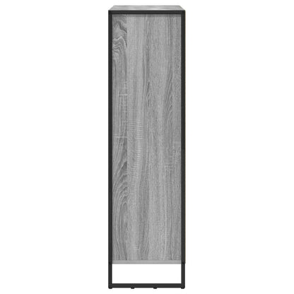 vidaXL Book Cabinet 99.5 x 30 x 108 cm Engineered Wood Grey Sonoma